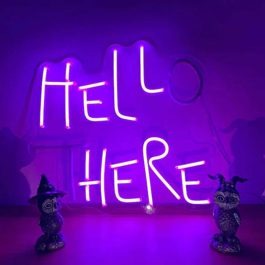 Hell Here Neon Sign