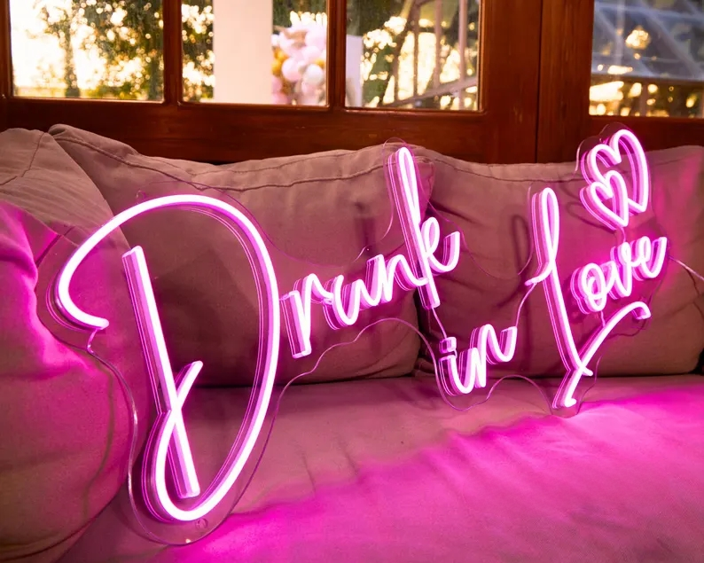 Drunk in Love Neon Sign